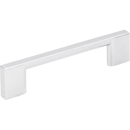 Jeffrey Alexander 96 mm Center-to-Center Polished Chrome Square Sutton Cabinet Bar Pull 635-96PC